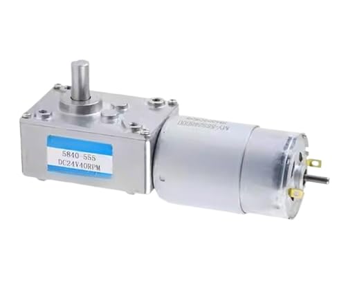 Moteur à couple élevé 12V 40rpm avec réduction à vis sans fin autobloquant
