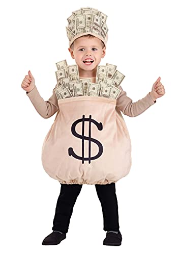 Disfraz de bolsa de dinero para niños