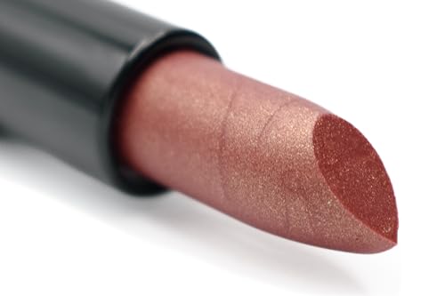 Image of Pure Ziva Blaze Gold Flecked Red Metallic Shimmer Lipstick Color Moisturizing Paraben Free, No Animal Testing & Cruelty Free Lip Makeup Color