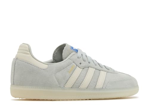 Image of adidas Samba OG Men's Sneakers, Wonder Silver /Chalk White /Off White, Size 10