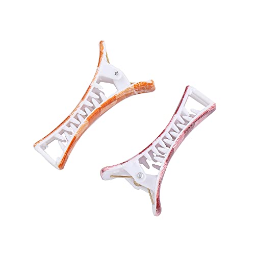 Banana Plastic Hair Clutchers for Womens/girls (Pack of 2)