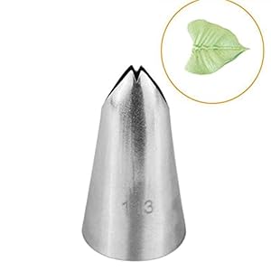 # 113 Blad piping nozzle icing tip gebak tips cup cake decorating bakken tools bakvormen create bladeren groot formaat…