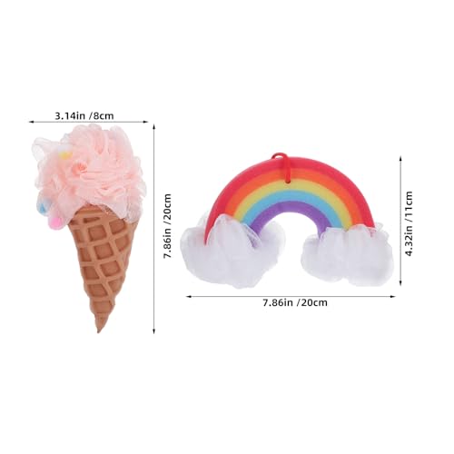 HOODANCOS �A�C�X�N���[���`�o�X�X�|���W �o�X���[���p�V�����[�p�t �w�`�}�f�ރ��b�V���A���ăp�t �Ƒ����������p�{�f�B�X�N���o�[ 4�Z�b