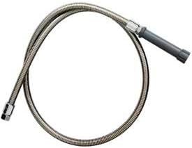 T&S Brass B-0068-H Flexible Stainless Steel Hose, For Prerinse Over Head Swivel Goosenecks 68"