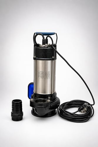 Image of V Guard Automatic, 1.5 Hp Single Phase, Electric Submersible Utility Drainage Water Pump(Multicolour), Corded Electric