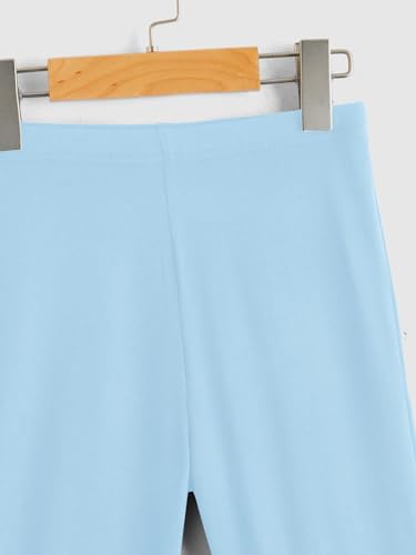 Image of WDIRARA Girl's Flare Pants High Waisted Elastic Waist Bell Bottom Casual Pants