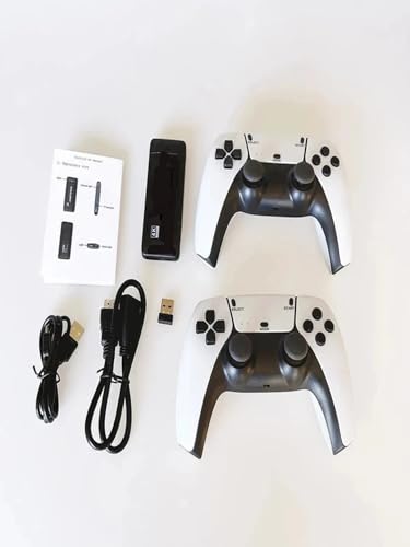 Image of RetroX Wireless Game Console, 2.4G, 24000 Games, Dual Controllers, HDMI TV Output, 128GB TF Support, Plug & Play, for Kids & Adults