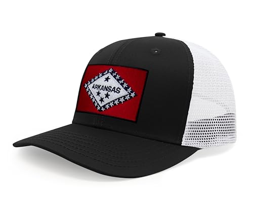 Image of International Tie State Hat for Men and Women, Adjustable Snapback Trucker Baseball Cap with Embroidered Patch