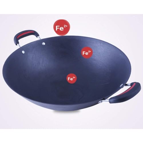 Wok de Hierro Fundido Antiadherente 34 cm miniatura 3