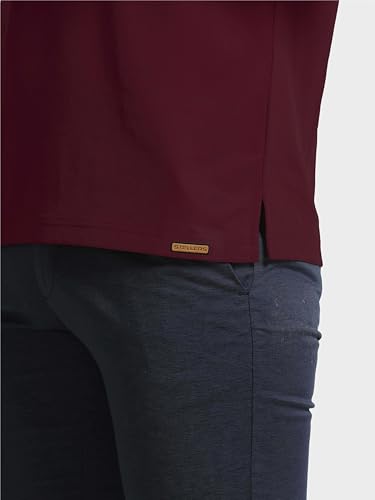 Image of STELLERS Men's Full Sleeve Polo T-Shirt | Feather Touch Feel | Odour Resistant | Wrinkle Free | Quick Dry | Stretchable | Lightweight | Anti-Static | UV Resistance | Anti-Microbial