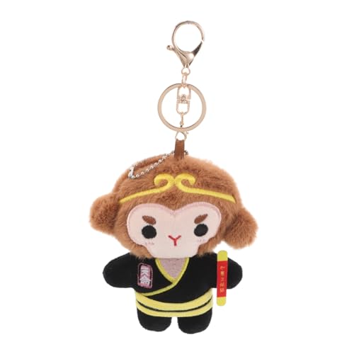 PERSELOSO Muñeca Goku Negra de Peluche Juguete para Niñas Adorable y Decorativo para Habitación Infantil Inspirado Dibujos Animados