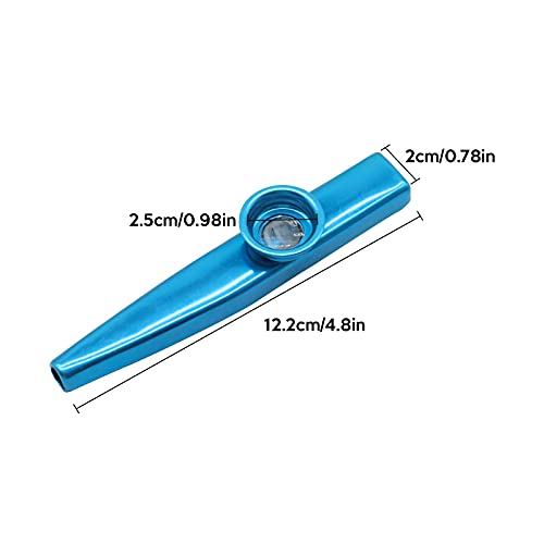 Kazoo WorthPlanet Lot de 6 Métal Kazoo et Membranes Coloré Métal en Alliage d’aluminium Kazooet Kazoo Enfant pour… - Les Beatles, Paul McCartney, John Lennon, RIngo Starr, George Harrison Kazoo WorthPlanet Lot de 6 Métal Kazoo et Membranes Coloré Métal en Alliage d'aluminium Kazooet Kazoo Enfant pour… – Image 3