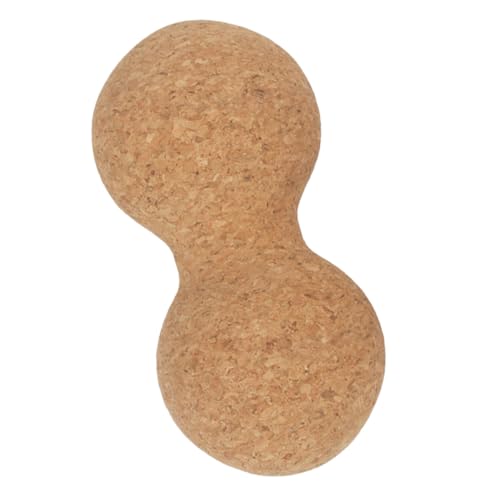 GAROZATION Pelota de Masaje de Corcho para Ejercicios de Yoga y Fascia, Diámetro 6 CM, para Masaje de Cuello, Espalda y Pies en Ambientes Domésticos y Deportivos