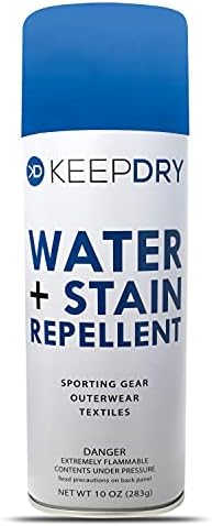 KEEPDRY Water + Stain Repellent Spray - Shoe, Boot and Apparel Waterproof - 10 oz