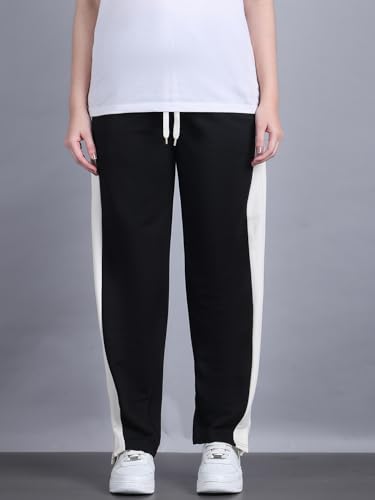 Image of Mack Jonney Colorblock| Relaxed Fit | Cotton Trackpant for Women-M53