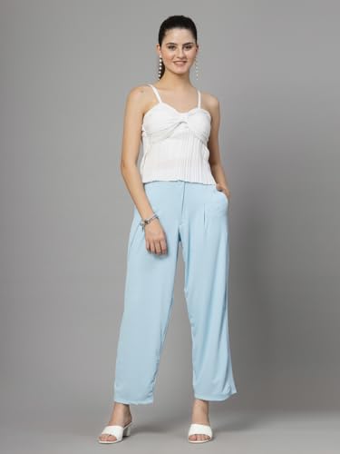Image of UZARUS Women's Relax Fit Trouser 2 Pockets Baggy Pants