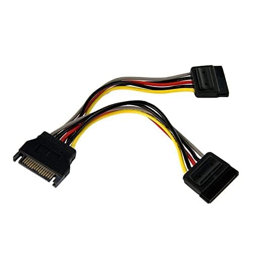 WiredCom® 15 Pin SATA Power Y-Splitter Cable - 15cm-picture-17