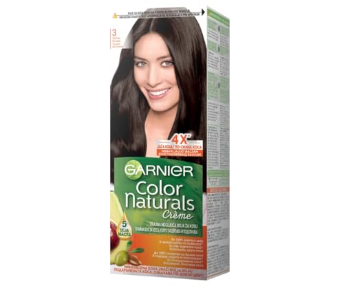 Garnier Color Naturals Tinte Permanente No. 3 Castaño Oscuro Pack 3 miniatura 1
