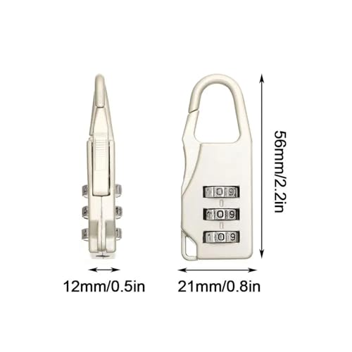 Cadenas de voyage à code pour sécuriser la fermeture éclair de votre sac à main - 7
