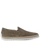 tods herren schuhe ebay TOD'S Tod\'s Luxury Fashion Herren XXM0TV0K900RE0C405 Grau Wildleder Slip On Sneakers  Jahreszeit Permanent