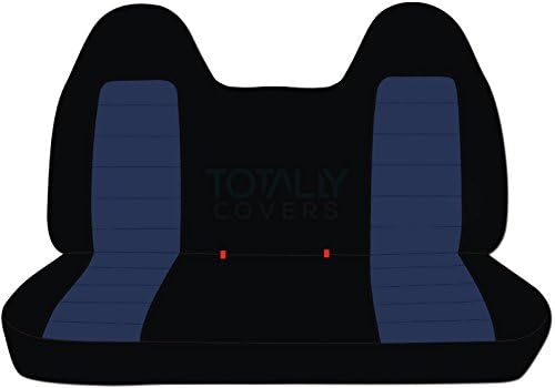 FIOQE Front Bench Seat Cover For Ford F-150 1999-2004 - Red Oxford Cloth With Molded Headrests - View #6