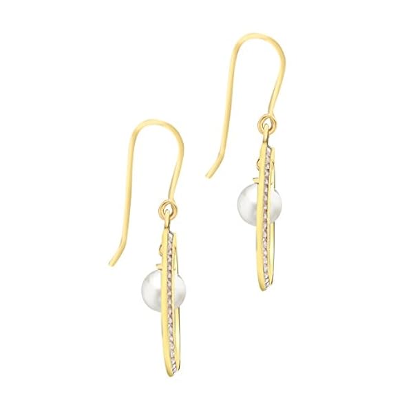 Carissima Gold Pendientes de oro amarillo, zirconia de mujer