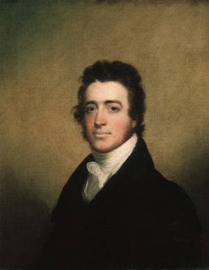Peinture à l'huile Augustus Washington Clason 1820 John Wesley Jarvis Toile