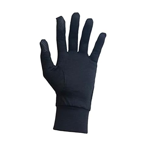 Jasmine Silk Merino Wool Gloves Thermal Liner Glove Inner Ski Bike Cycle Touchscreen Gloves (Medium) Cover