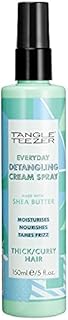 Tangle Teezer Everyday Detangling Cream Spray for Thick/Curly Hair, green
