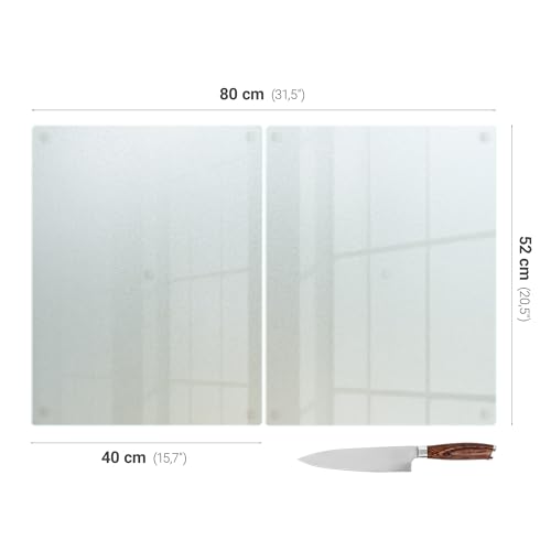 Planche à découper en verre étanche反滑 protégeant des rayures de couteau