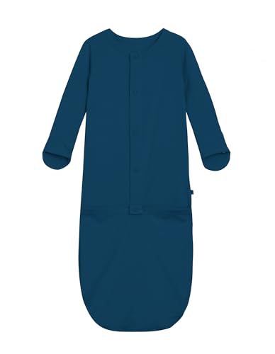 Image of BambooBud Baby Nightgowns Sleeper Gown Newborn Long Sleeve Pajama Gowns Unisex Viscose from Bamboo Infant Sleepwear