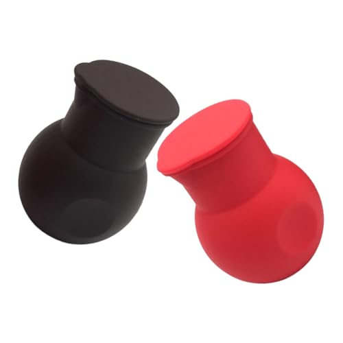 MUELODSIC 2 piezas Ollas Silicona para Derretir Chocolate y Mantequilla Resistente al Calor Fácil Limpieza Uso Microondas Accesorio para Repostería y Pastelería Colores Rojo y Chocolate