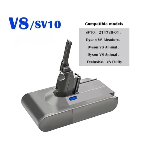 Batería compatible con Dyson V8 Absolute de ión de litio SV10 Animal 2