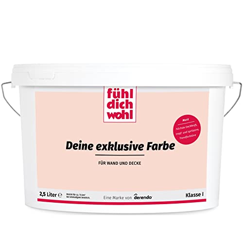 Fühl Dich Wohl Deine Farbe pastell, matte Wandfarbe pastell, hohe...