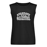 Strength Cartel Gym Heavy Hitter Fitness Training Big Boi Pitbull Mens Casual Sleeveless T-Shirt Black Chaleco Tank Tee Tops, Negro , XL