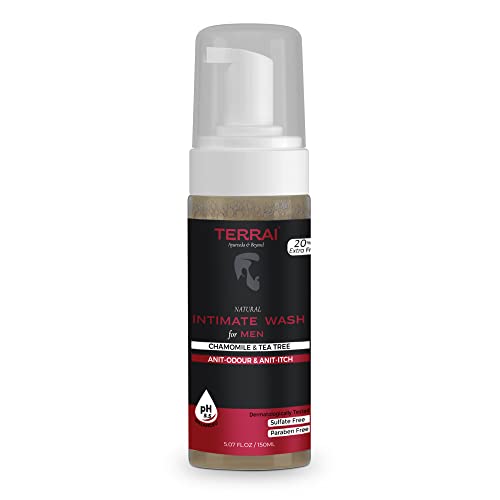 Image of Natural Intimate Wash for Men | Anti Bacterial, Anti Itch, Anti Odour, Anti Fungal | pH Balanced Foam Based Hygiene Wash | Sea Buckthorn, Tea Tree Oil & Oud 150ML