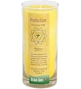 Premium Scented Hand Made Chakra Energy Jar | 11 Oz Jar Candle |Protection, Manipura| Yoga, Praye...