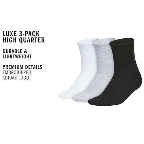 Image of adidas Luxe High Quarter Fashion Sock 3-Pairs