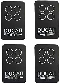 Ricevitore con 433,92 MHz. 4 X DUCATI 6208 trasmettitore manuale rolling code 4 tasti telecomando trasmettitore radio 433,92 MHz per portiere