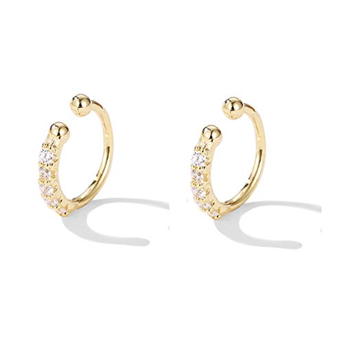 SLUYNZ Sterling Silver No Piercing Earrings Cuff for Women Cartilage Earrings Helix Earrings