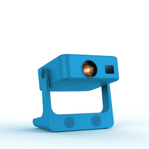 Image of Outdoor-Projector-4K [Built-in Google TV /180Rotatable Stand /Voice Control /E-Focus],Sovboi Smart-Movie-Projector with WiFi6 and Bluetooth, 2500 Brightness Portable-Proyector for 10,000+ Streaming Apps