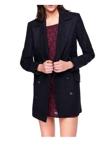 Manteau Pepe Jeans Baltimore bleu marine contre le froid citadin