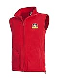  Fechten Deutsche Flagge Fahne Sport Bestickte Fleece Weste Premium-Qualität - SPRT 3 056 - Blau