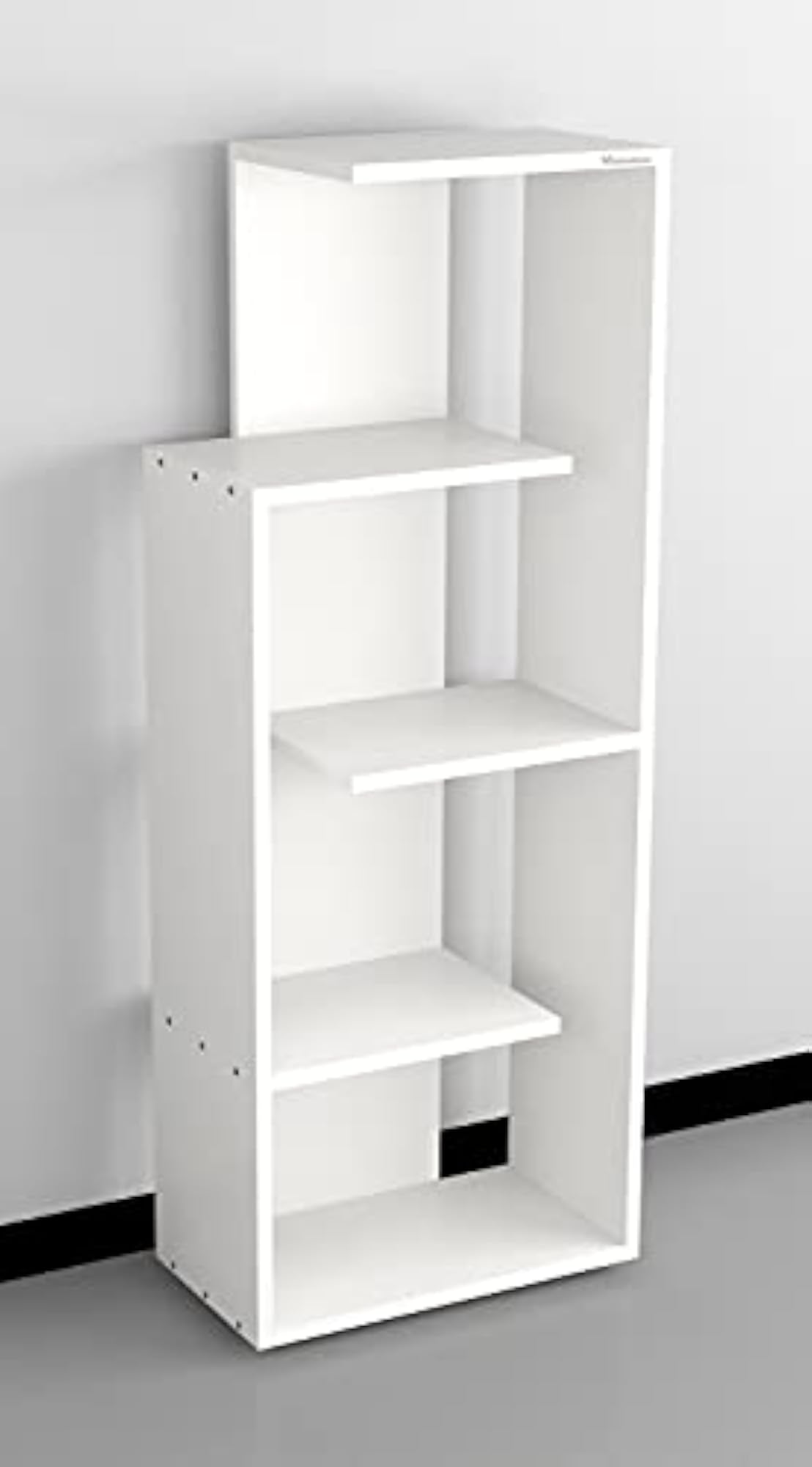 5 Layer Ladder Bookshelf Engineered Wood Bookcase
