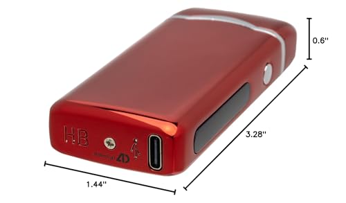 Encendedor Electrónico Recargable USB Windmill Rojo miniatura 5