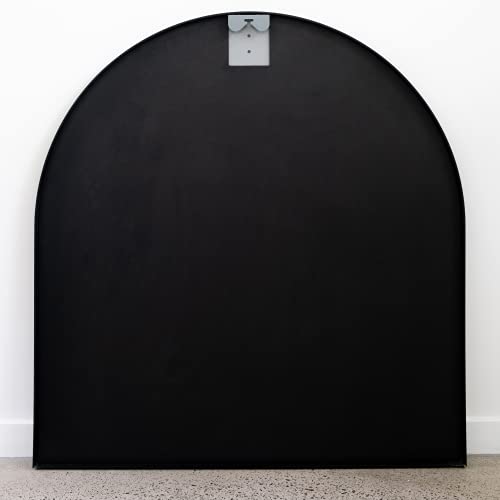 Gold Arched Mirror, 33" X 31" Inches - Gold Arch Wall Mirror - Perfect For Brass Mirror For Bathroom, Large Gold Mirror, Gold Entryway Mirror - Modern Gold Frame Mirror #TOP7