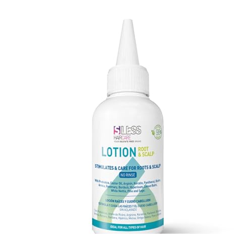 Loción Estimula y Cuida las Raíces y el Cuero Cabelludo sin Sulfatos 125ml | Revitalizante Capilar Sin Aclarado, Crecimiento Saludable del cabello | 98% Ingredientes Naturales |Sless Haircare