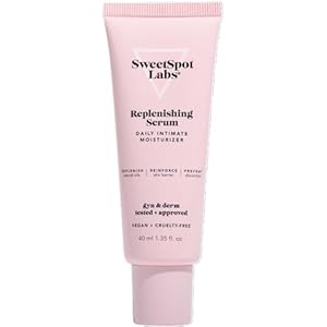SweetSpot Labs Replenishing Serum, External Vaginal Moisturizer, Perimenopause, Pregnancy and Postpartum Care for Dry Intimate Skin, 1.35 oz
