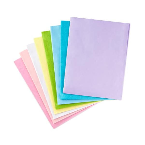 Hallmark 5TIS1096 Packung (Pastell-Regenbogen, 120 Blatt) Seidenpapier, Papier, Pastellfarben