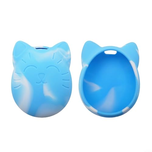 Gettimore Funda protectora de silicona para Tamagotchi Accesorios digitales para mascotas con cadena de almacenamiento de viaje (azul)